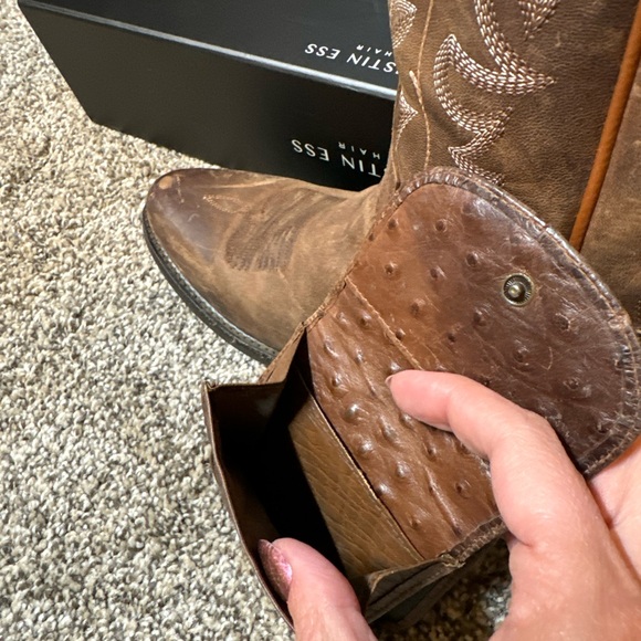 Vintage ostrich wallet - Picture 4 of 5